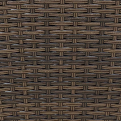 Sunnydaze Decor Sunnydaze Modern Decorative Standing Square Polyrattan Planter Containers - Brown - 2-Pack - Image 3