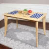 Sunnydaze Decor Sunnydaze Indoor 4-Foot Solid Rubberwood Rectangular Dining Table - Natural
