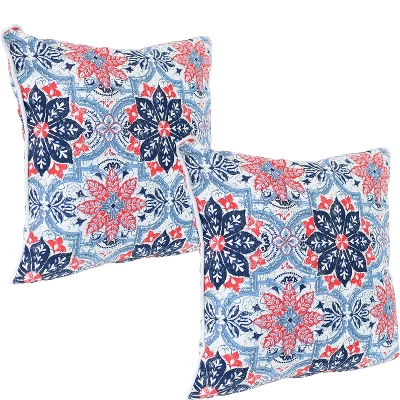 Sunnydaze Decor Sunnydaze Indoor/Outdoor Square Accent Decorative Throw Pillows For Patio Or Living Room Furniture - 16" - 2pc - Image 9