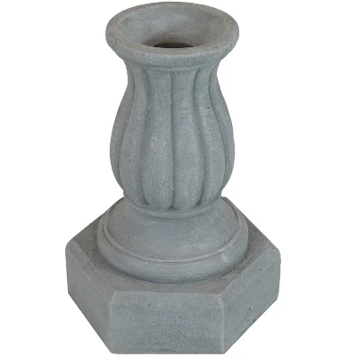 Sunnydaze Decor Sunnydaze Contemporary Pillar Indoor/Outdoor Column-Style Gazing Globe Stand For 10 To 12-Inch Gazing Balls - 16" H - Image 7