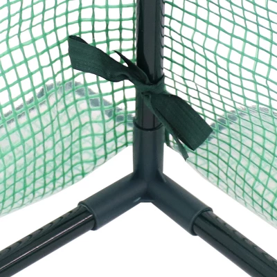 Sunnydaze Decor Sunnydaze Outdoor Portable Plant Shelter Mini Greenhouse With Double Zipper Doors And Cover - Green - Image 4