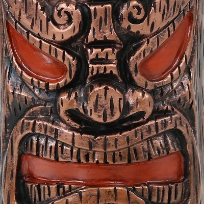 Sunnydaze Decor Sunnydaze Outdoor 3-in-1 Adjustable Height Tiki Face Patio And Lawn Torch Light Set - Image 3