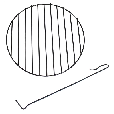 Sunnydaze Decor Sunnydaze Outdoor Camping Or Backyard Steel Chalice Fire Pit With Spark Screen And Log Poker - 25" - Copper Finish - Image 5