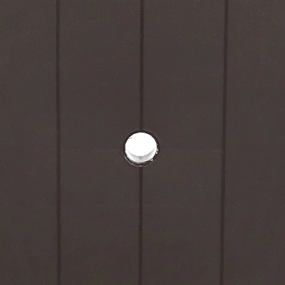 Sunnydaze Decor Sunnydaze 31" Square Polypropylene Indoor/Outdoor Patio Dining Table, Brown - Image 4