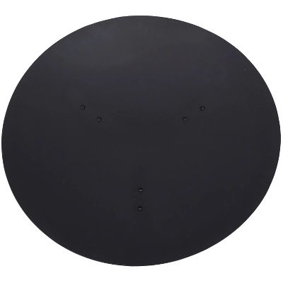 Sunnydaze Decor Sunnydaze Outdoor Camping Backyard Steel Round Classic Ebony Raised Fire Pit Bowl With 3 Folding Legs - Black - 24" - Image 5