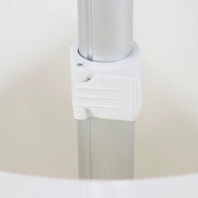 Sunnydaze Decor Sunnydaze Faux Wood Design Patio Bar Cooler Table With Height-Adjustable Tabletop - Driftwood - Image 2