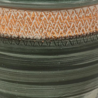 Sunnydaze Decor Sunnydaze Indoor/Outdoor Purlieu Decorative Glazed Ceramic Planter For Greenery Or Flowers - 15" - Image 3