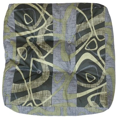 Sunnydaze Decor Sunnydaze Indoor/Outdoor Replacement Square Tufted Patio Chair Seat And Back Cushions - 20" - 2pk - Image 6