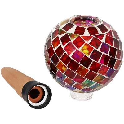 Sunnydaze Decor Sunnydaze Glass Mosaic Watering Globe For Plants And Flowers - Image 4