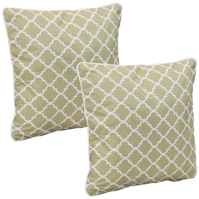 Sunnydaze Decor Sunnydaze Indoor/Outdoor Square Accent Decorative Throw Pillows For Patio Or Living Room Furniture - 16" - 2pc - Image 8