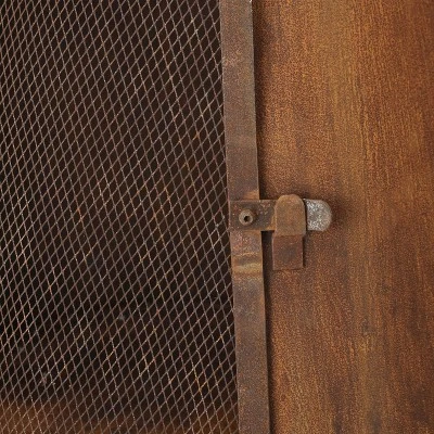 Sunnydaze Decor Sunnydaze Outdoor Backyard Large Freestanding Oxidized Steel Wood-Burning Fire Pit Chiminea - 70" - Rust Finish - Image 4