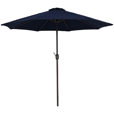 Sunnydaze Decor Sunnydaze Outdoor Aluminum Solution-Dyed Sunbrella Patio Umbrella With Auto Tilt And Crank - 9' - Image 4