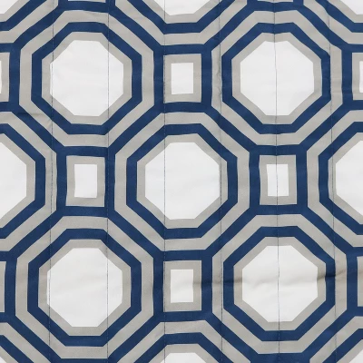 Sunnydaze Decor Sunnydaze Outdoor 2-Person Double Polyester Quilted Hammock With Wood Spreader Bar And 12ft Black Steel Stand - Image 7