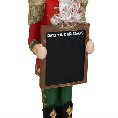 Sunnydaze Decor Sunnydaze Indoor/Outdoor Porch Or Living Room Polyresin Friedrich The Nutcracker With Sign Christmas Holiday Decoration - 36" - Image 3