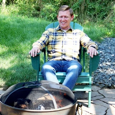 Sunnydaze Decor Sunnydaze Portable, Foldable, Outdoor Adirondack Chair - All-Weather Design - 300-Pound Capacity - 34.5" H - Image 5