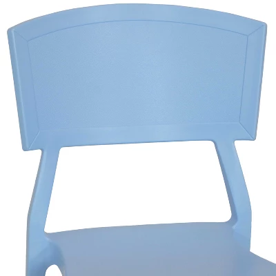 Sunnydaze Decor Sunnydaze Plastic All-Weather Commercial-Grade Elmott Indoor/Outdoor Patio Dining Chair - Image 2