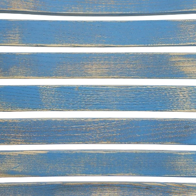 Sunnydaze Decor Sunnydaze Indoor/Outdoor Shabby Chic Cafe Chestnut Wood Folding Bistro Table And Chairs - 3pc - Image 3