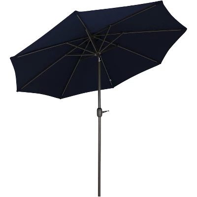 Sunnydaze Decor Sunnydaze Outdoor Aluminum Solution-Dyed Sunbrella Patio Umbrella With Auto Tilt And Crank - 9' - Image 7