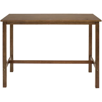 Sunnydaze Decor Sunnydaze Indoor Wooden Arnold Counter-Height Dining Table For The Kitchen Or Dining Room - Weathered Oak Finish - Image 6