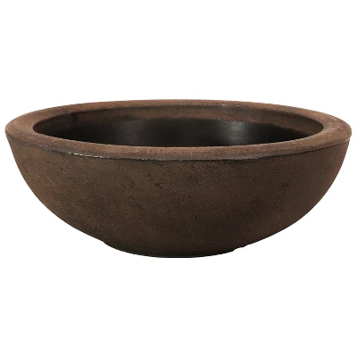 Sunnydaze Decor Sunnydaze Indoor/Outdoor Patio, Garden, Or Porch Weather-Resistant Double-Walled Percival Flower Pot Planter - 20.75" - Sable Finish - Image 8