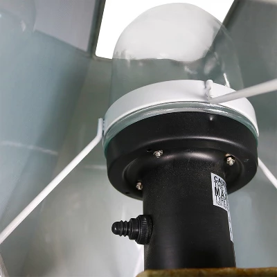 Sunnydaze Decor Sunnydaze Contemporary Natural Slate And Fabric Cream Shade Indoor/Outdoor Weather-Resistant Table Lamp - Image 3