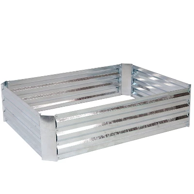 Sunnydaze Decor Sunnydaze Steel Raised Garden Bed With Greenhouse Cover - Green - Image 6