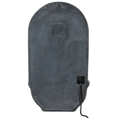 Sunnydaze Decor Sunnydaze 26"H Solar Polystone Messina Outdoor Wall-Mount Water Fountain - Image 8
