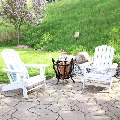 Sunnydaze Decor Sunnydaze Outdoor Lake Style Adirondack Chair With Cup Holder - Image 5