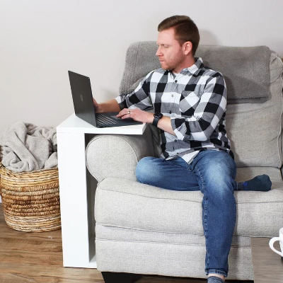 Sunnydaze Decor Sunnydaze Indoor Decorative Multi-Use 2-in-1 Side Coffee Table - Image 8