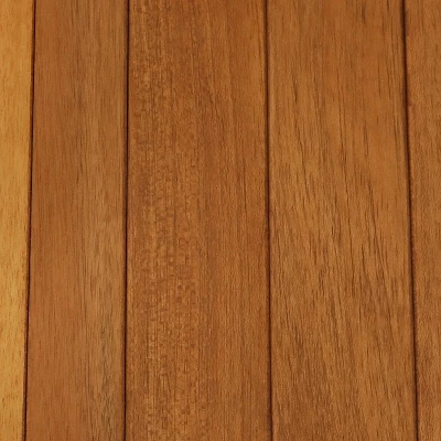 Sunnydaze Decor Sunnydaze Outdoor Meranti Wood With Teak Oil Finish 2-Person Garden Storage Bench Seat - 47" - Brown - Image 4