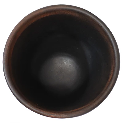 Sunnydaze Decor Sunnydaze Indoor/Outdoor Patio, Garden, Or Porch Weather-Resistant Double-Walled Charlotte Flower Pot Planter - 16" - Rust Finish - Image 5