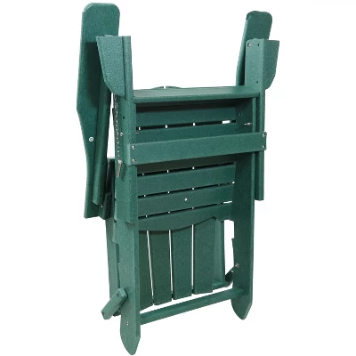 Sunnydaze Decor Sunnydaze Portable, Foldable, Outdoor Adirondack Chair - All-Weather Design - 300-Pound Capacity - 34.5" H - Image 9