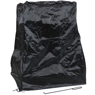 Sunnydaze Decor Sunnydaze Outdoor Camping Or Backyard Steel Pagoda Style Fire Pit With Log Poker And Wood Grate - 32" - Black - Image 4