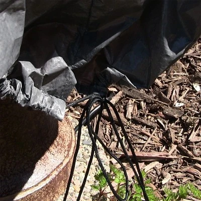 Sunnydaze Decor Sunnydaze Outdoor Weather-Resistant Medium Tiered Water Fountain Feature Protective Cover - Gray - Image 2