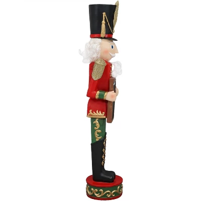 Sunnydaze Decor Sunnydaze Indoor/Outdoor Porch Or Living Room Polyresin Friedrich The Nutcracker With Sign Christmas Holiday Decoration - 36" - Image 7