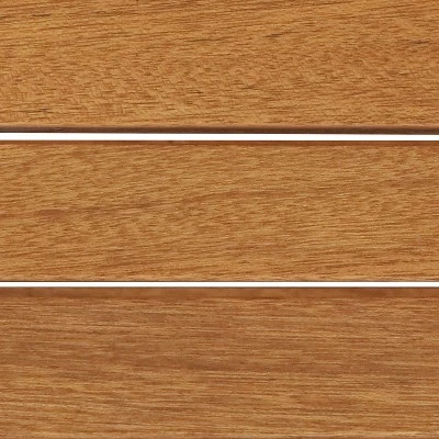 Sunnydaze Decor Sunnydaze Outdoor Meranti Wood With Teak Oil Finish Patio Table And Chairs Conversation Set - Brown - 3pc - Image 3