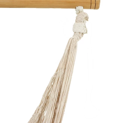 Sunnydaze Decor Sunnydaze Lightweight Cotton/Nylon Rope Outdoor Mayan Hammock Chair - Image 5