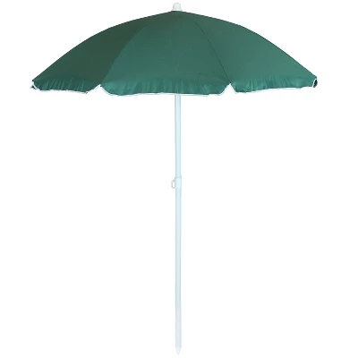 Sunnydaze Decor Sunnydaze Outdoor Travel Portable Beach Umbrella With Tilt Function And Push Open/Close Button - 5' - Image 15