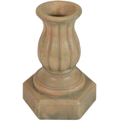 Sunnydaze Decor Sunnydaze Contemporary Pillar Indoor/Outdoor Column-Style Gazing Globe Stand For 10 To 12-Inch Gazing Balls - 16" H - Image 6