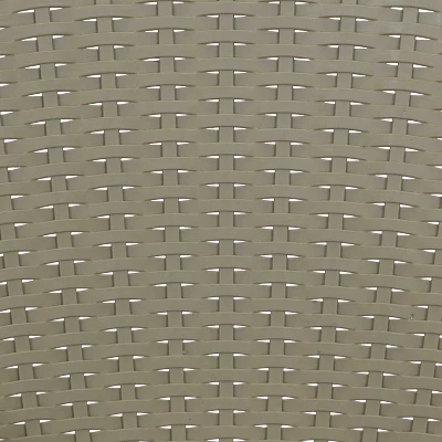 Sunnydaze Decor Sunnydaze Faux Wicker Rattan Design Plastic All-Weather Commercial-Grade Segonia Indoor/Outdoor Patio Dining Arm Chair