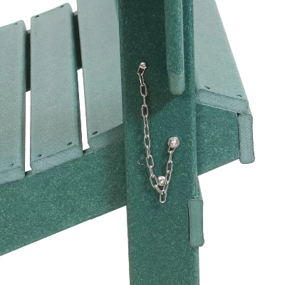 Sunnydaze Decor Sunnydaze Portable, Foldable, Outdoor Adirondack Chair - All-Weather Design - 300-Pound Capacity - 34.5" H - Image 2