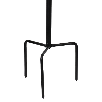 Sunnydaze Decor Sunnydaze Outdoor In-Ground Steel Gazing Globe Stand - 24" - Black - Image 3