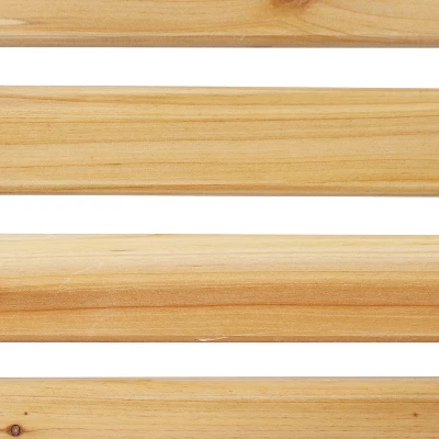 Sunnydaze Decor Sunnydaze Outdoor 2-Person Traditional Wooden Porch Swing With Hanging Chains - 58.5-Inch - Brown - Image 3