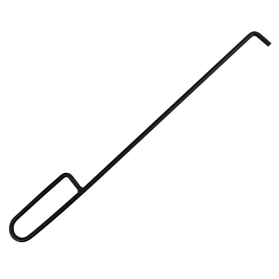 Sunnydaze Decor Sunnydaze Outdoor Heavy-Duty Steel Portable Large Round Diamond Cut Out Fire Pit Ring With Log Poker - 36" - Black - Image 3