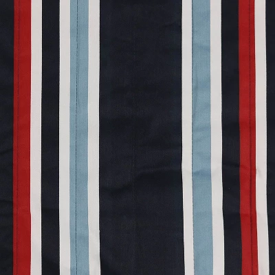 Sunnydaze Decor Sunnydaze Outdoor 2-Person Double Polyester Quilted Hammock With Wood Spreader Bar And 12ft Black Steel Stand - Image 3