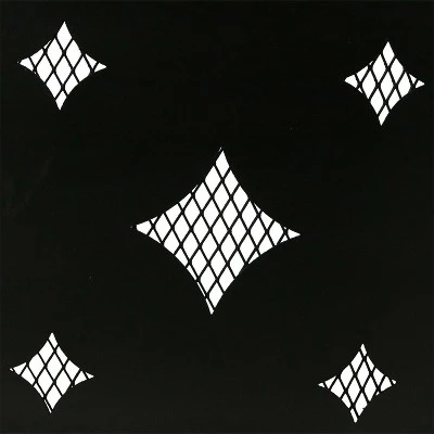 Sunnydaze Decor Sunnydaze Outdoor Heavy-Duty Steel Portable Large Round Diamond Cut Out Fire Pit Ring With Log Poker - 36" - Black - Image 2