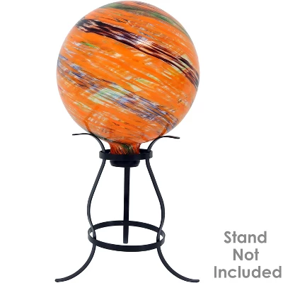 Sunnydaze Decor Sunnydaze Indoor/Outdoor Artistic Gazing Globe Glass Garden Ball For Lawn, Patio Or Indoors - 10" Diameter - Image 4