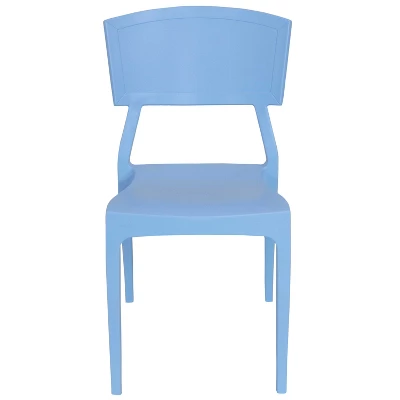 Sunnydaze Decor Sunnydaze Plastic All-Weather Commercial-Grade Elmott Indoor/Outdoor Patio Dining Chair - Image 5