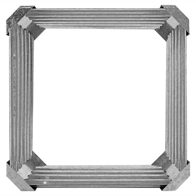 Sunnydaze Decor Sunnydaze Outdoor Lawn And Garden Galvanized Steel Square Raised Vegetable Garden Or Flower Bed Planter Kit - 22" - Silver - Image 6