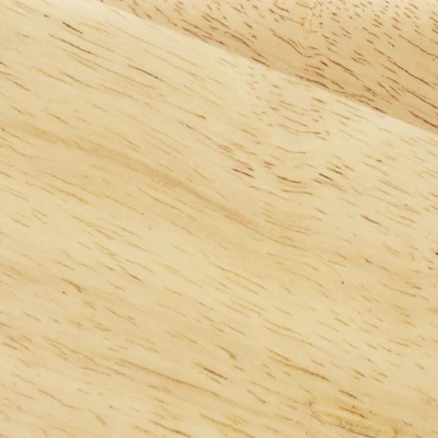 Sunnydaze Decor Sunnydaze Indoor 5-Piece Solid Rubberwood Dining Table And Chairs Set - Natural With Beige Cushions - Image 4